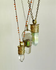 COSMIC LOVE CRYSTAL NECKLACES
