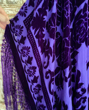 THE FLORENCE CAFTAN IN AUBERGINE