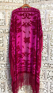 THE FLORENCE CAFTAN IN FUCHSIA