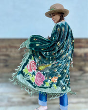 ENCHANTED PEACOCK KIMONO