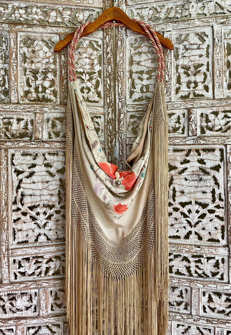 THE POPPY GARDEN PIANO SHAWL BAG