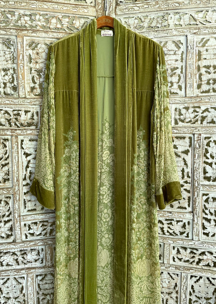 ISADORA OPERA COAT IN JADE