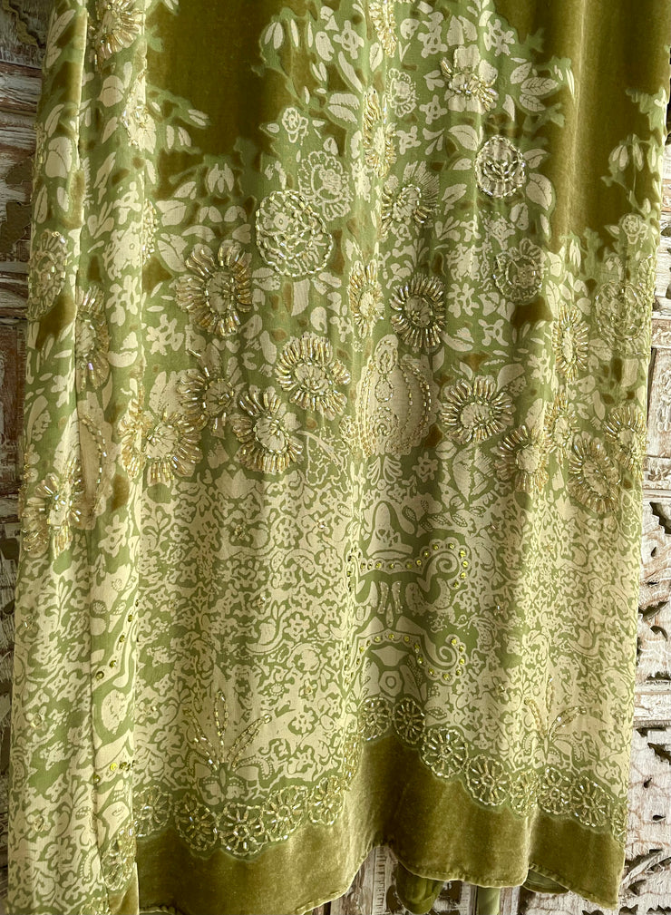 ISADORA OPERA COAT IN JADE