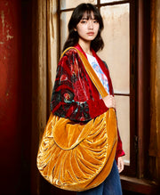 CHELSEA GIRL BAG IN GOLDEN VELVET