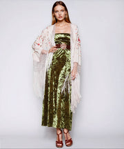 SECRET GARDEN SILK PIANO SHAWL KIMONO