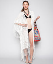 THE FLORENCE CAFTAN IN IVORY