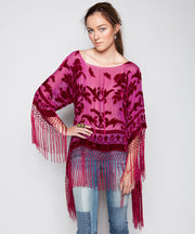PINK ORCHID KIMONO TOP